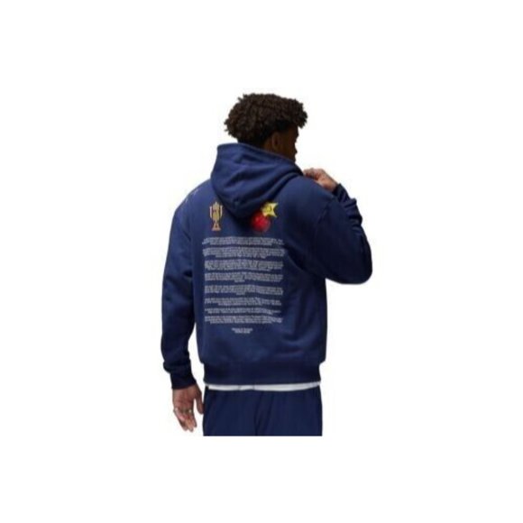 Air Jordan x Trophy Room New Sheriff In Town Dream Team Navy Hoodie Szs M - XXL - Picture 2 of 8